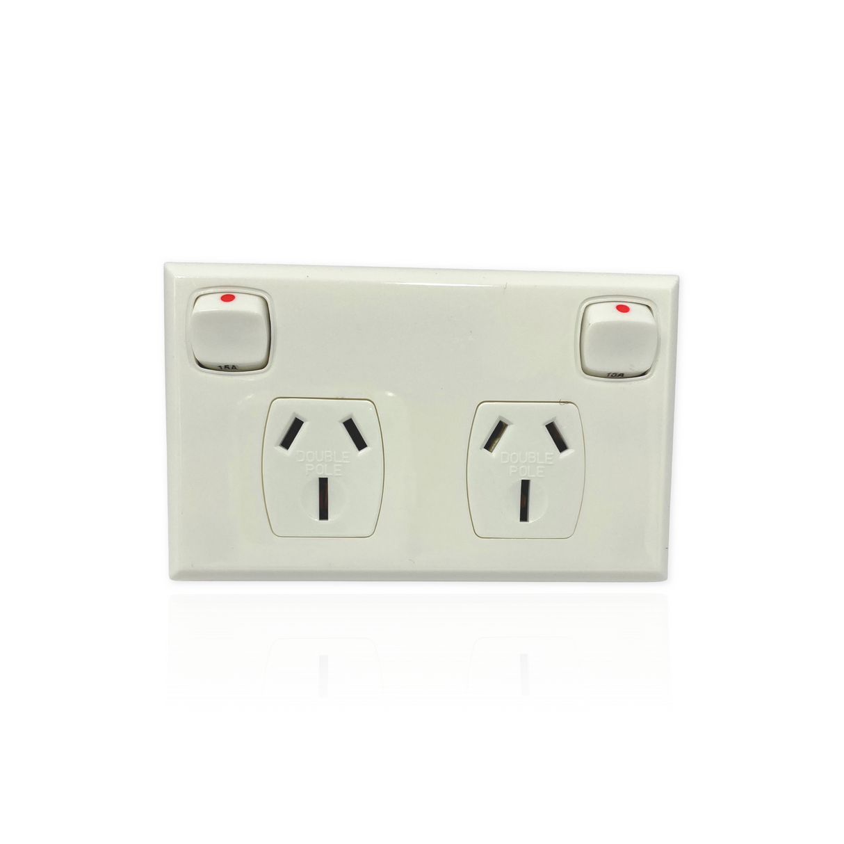 15 Amp Double Pole 240V Power Point GPO Outlet For Caravans & Trailers 15A