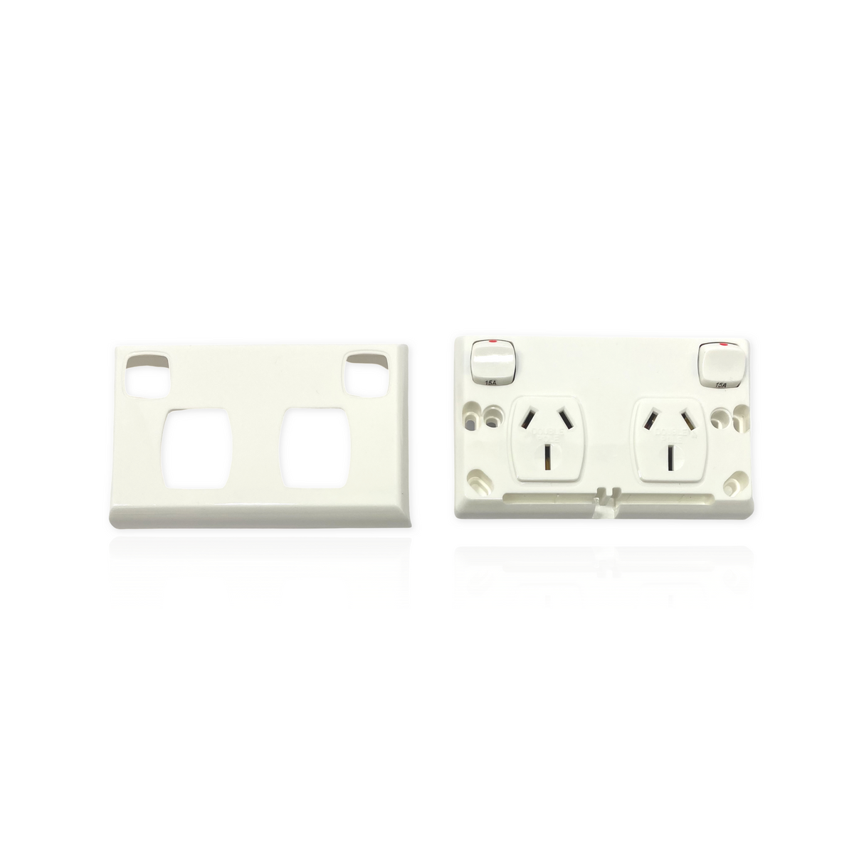 15 Amp Double Pole 240V Power Point GPO Outlet For Caravans & Trailers 15A