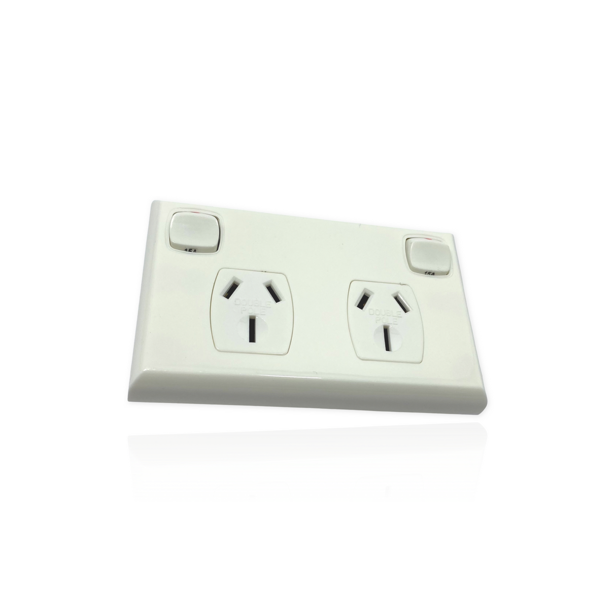 15 Amp Double Pole 240V Power Point GPO Outlet For Caravans & Trailers 15A