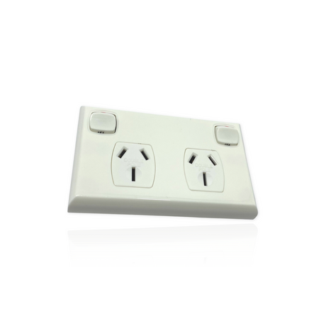15 Amp Double Pole 240V Power Point GPO Outlet For Caravans & Trailers 15A