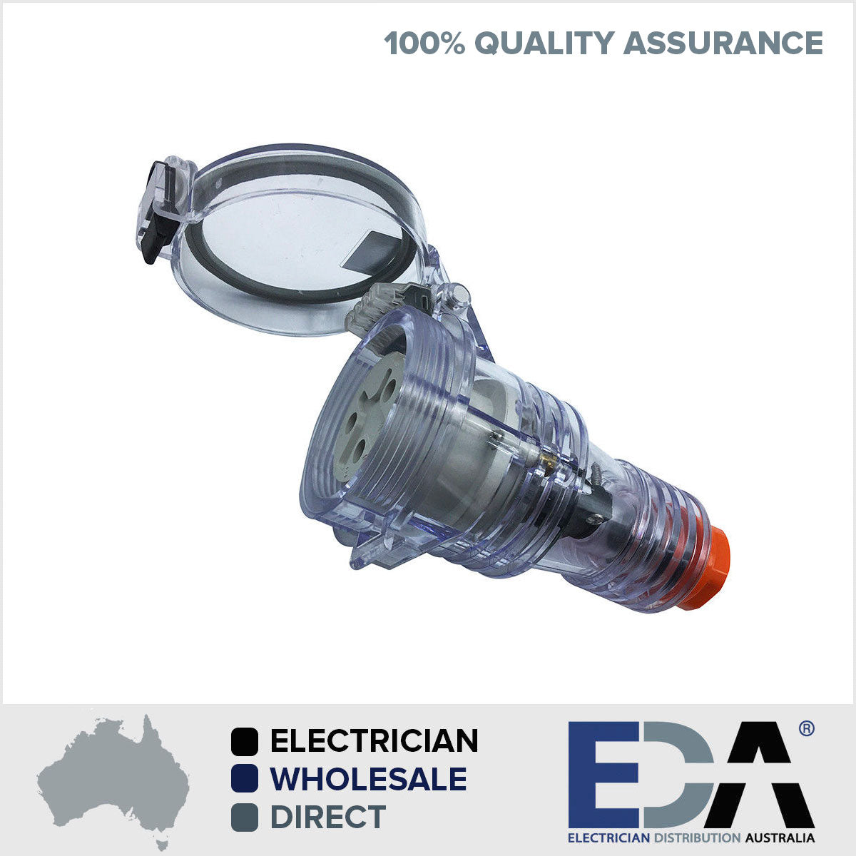 20A Amp PLUG & Socket Extension 3 Pin Round Pin 240 v