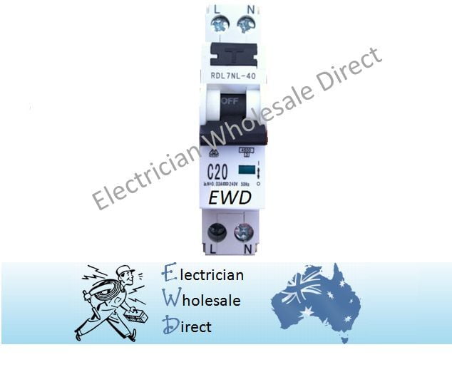 3 round pin 20 Amp Switched Socket Outlet RCBO Protected IP66 Caravan