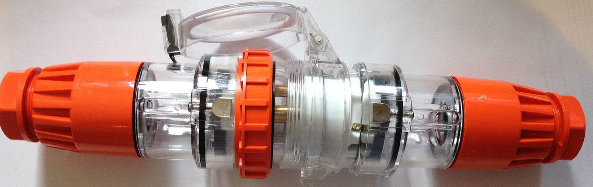 32A Amp PLUG & SOCKET 3 round pin 240V IP66 Weatherproof HEAVY DUTY