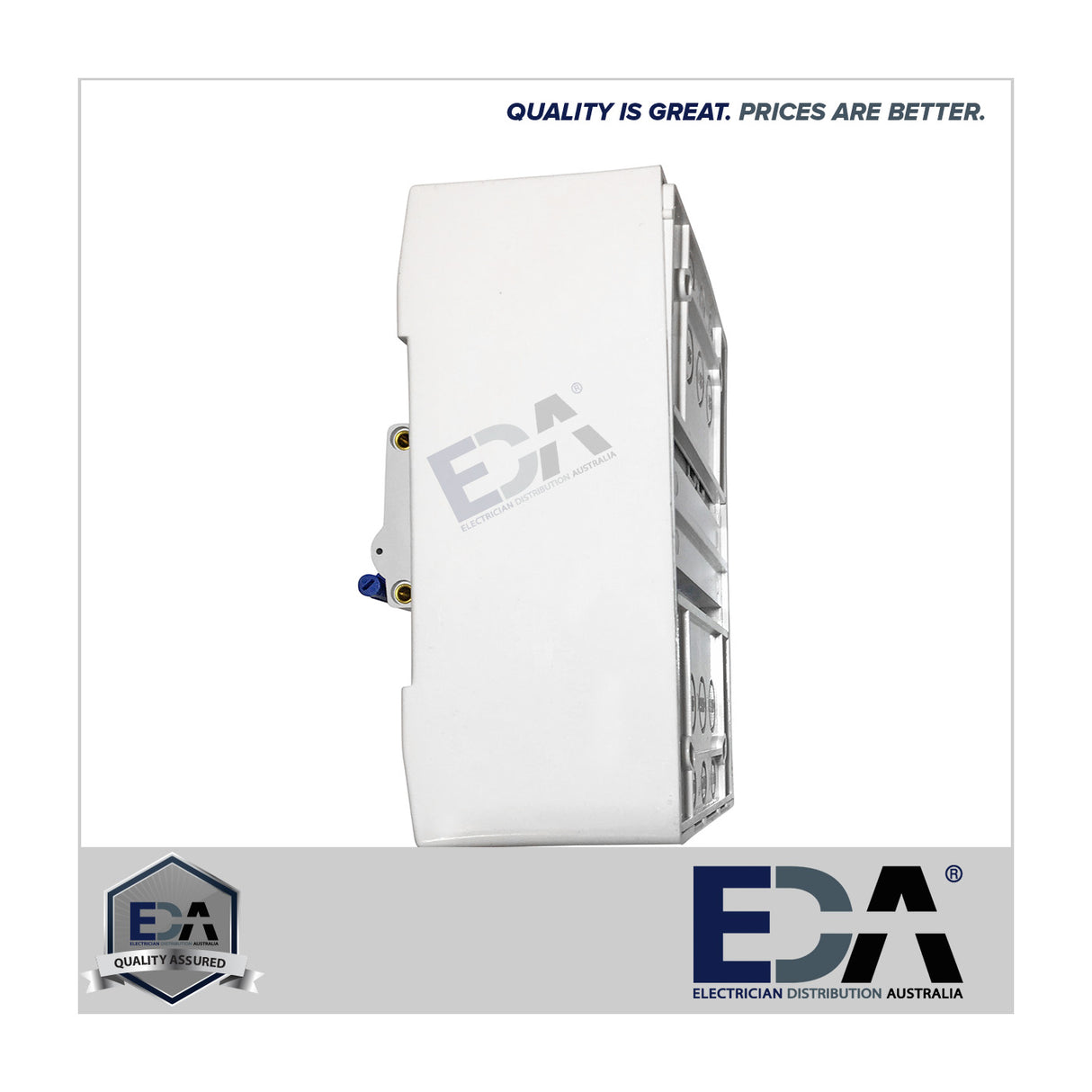 6 Pole Way Switchboard Combination Loaded Complete Enclosure Circuit B & RCBO
