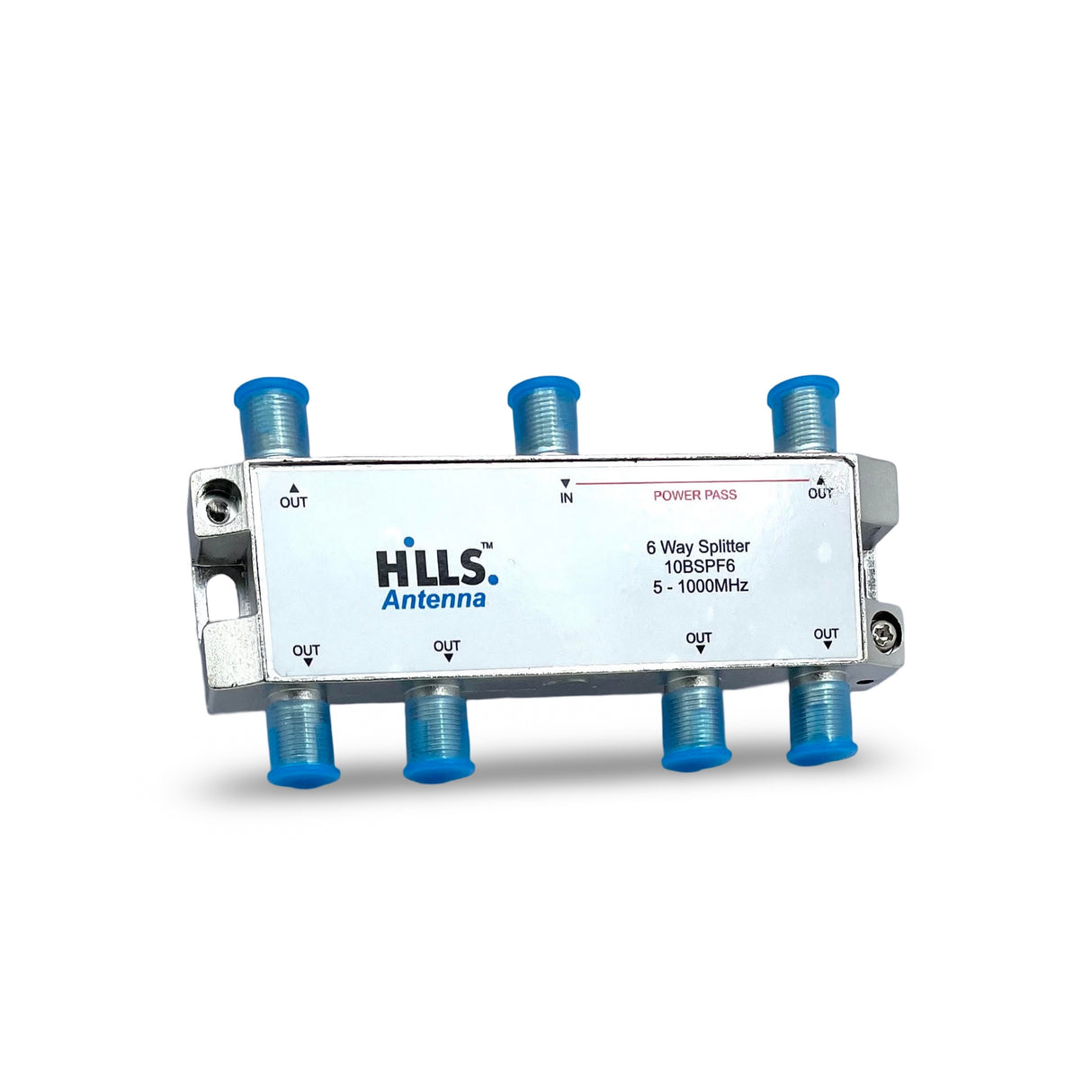 6 Way TV Splitter With 7 F Type Crimp Connectors Foxtel Antenna