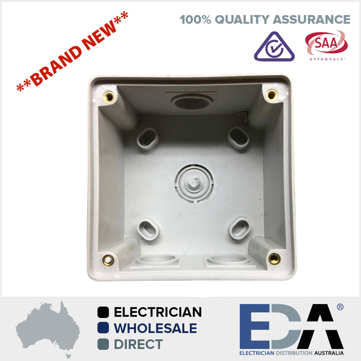 Adaptable Box api 100 x 100 x 65mm IP66 Weatherproof "EXTRA DEEP" (65mm)