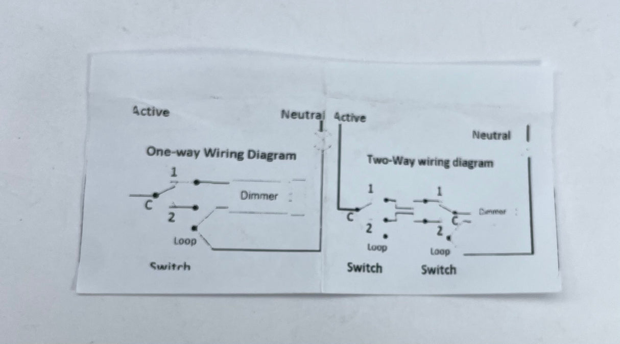 350va Dimmer LED Light Switch Universal with Push Button HPM CLIPSAL Compatible