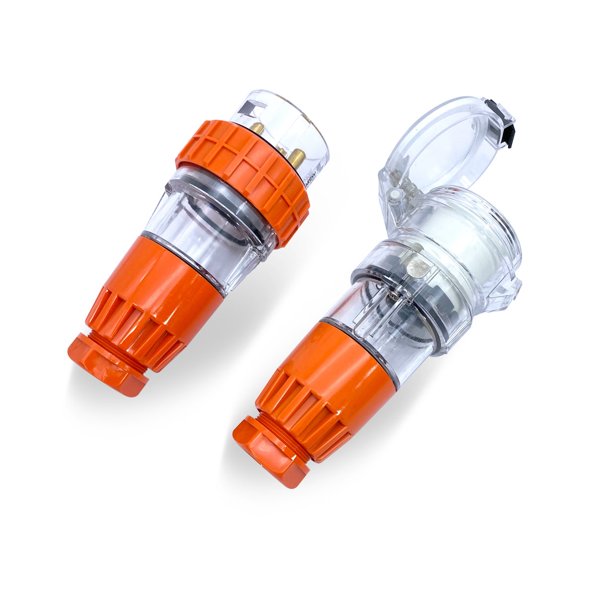 32A Amp PLUG & SOCKET 3 round pin 240V IP66 Weatherproof HEAVY DUTY