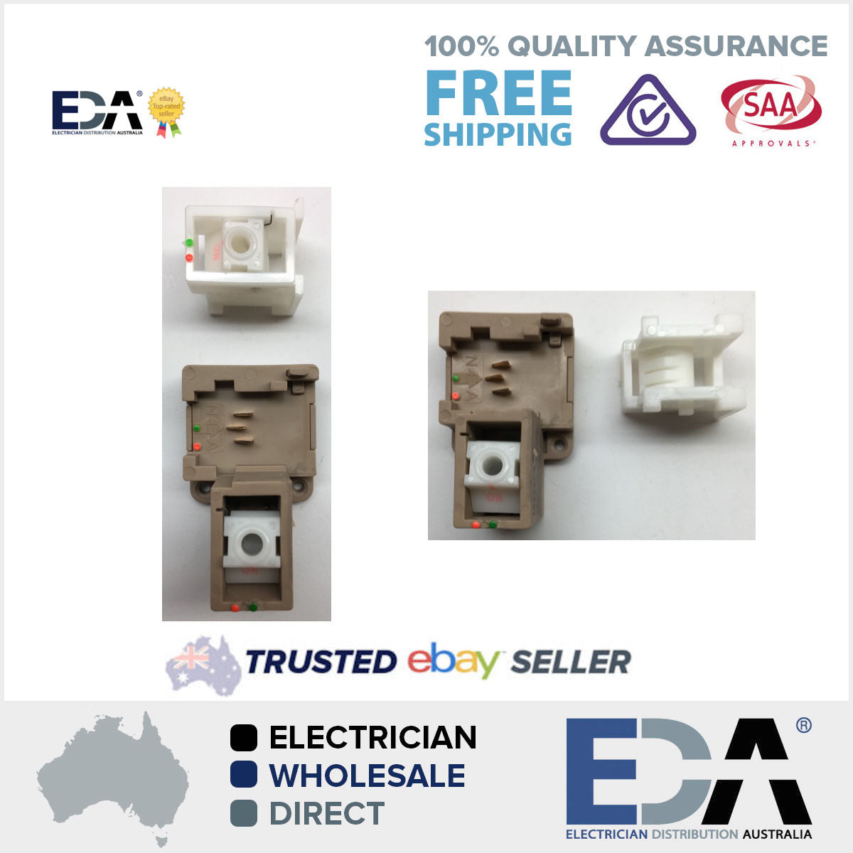 Junction Block Box Fast Connect Cable Tap Quick and Easy Re-Usable 2.5mm Save Money
