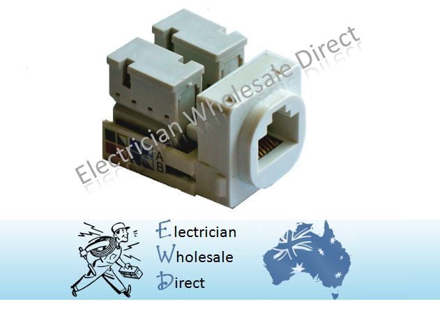 Rj45 Data Outlet WAFER Point Socket Internet Slim Line THINNEST on the market