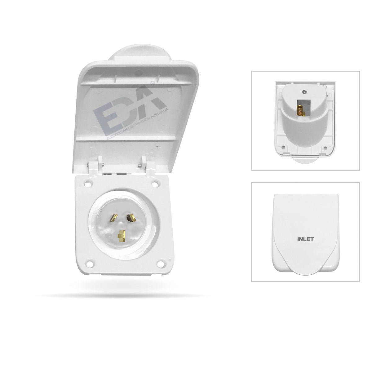 Rolec 4 Way 16A Metered Caravan Electric Hook Up Box