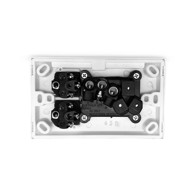 Single Power Point GPO With 2x Extra SWITCH Electric Socket Outlet 10 ...