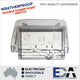 Weatherproof Double Power Point + Switch & Water Enclosure Lock Clear ...